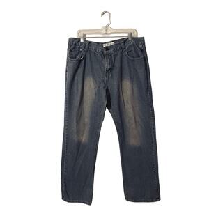 Level One Blue Relaxed Straight Leg Denim Jeans Men Sz 40x32